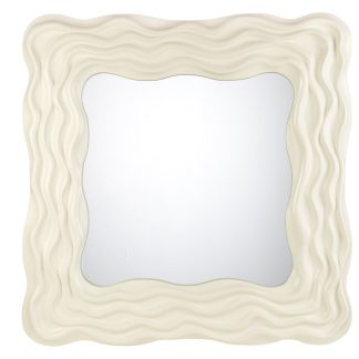 Mirror square wavy style