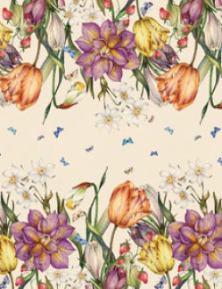 Taormina flowers pink runner