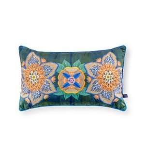 Cushion Flores Felices blue