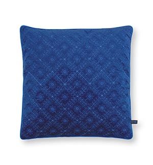 Cushion Quilted Daisy blue