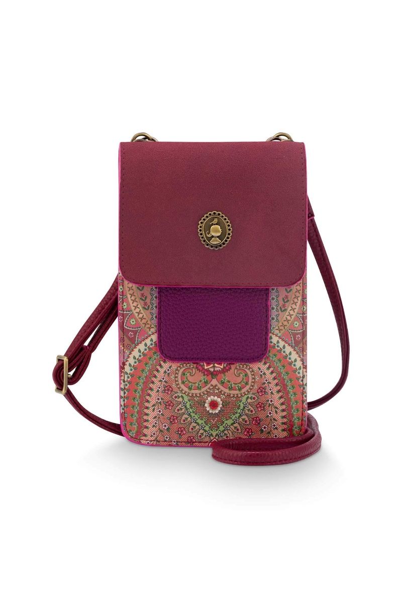 Peggy phone bag Jabali red