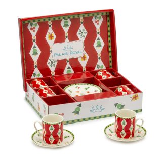 Set of 6 cups & saucers gift box