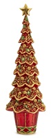 Tree floral red 43cm