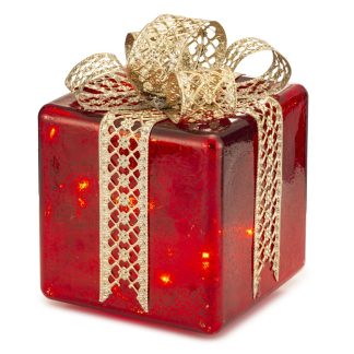 Present red led 26cm