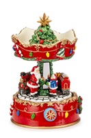 Carousel red santa