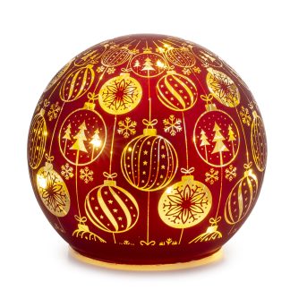 DECORATIVE RED LIGHTBALL