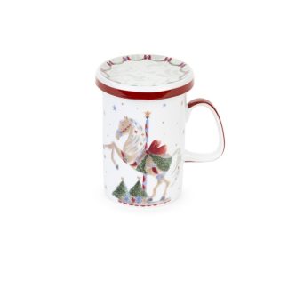 Storia di natale mug/lid