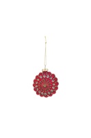 Pendant red glass