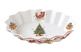 Christmas tale oval plate
