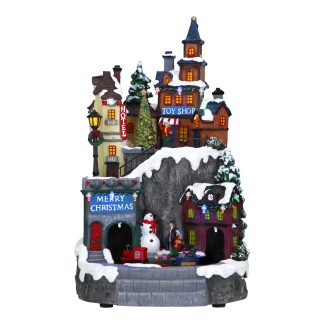 Village with train led