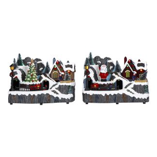 Christmas village led