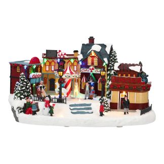 Villlage with carousel led