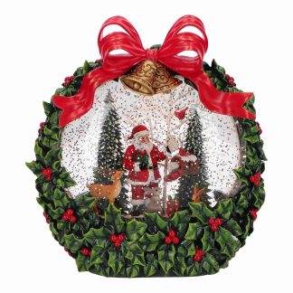 Wreath water spinning led/musical