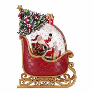 Sleigh water spinning glittery