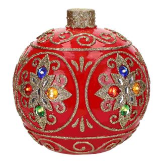 Christmas ball red led