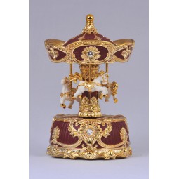 Carousel burgandy