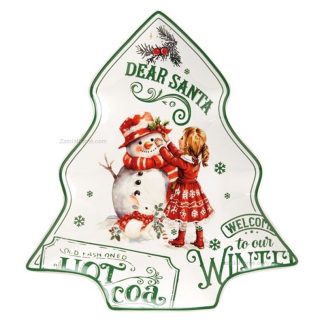 Susy tree shaped plate