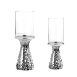 Portacandela silver 17cm