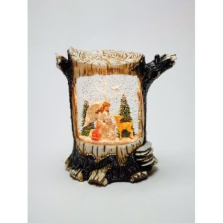 Glitter tree forest scene