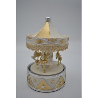 Carousel white/gold