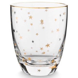 Water glass stars gold