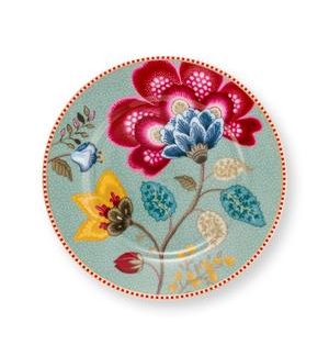 Plate blooming tales fantasy blue 17cm