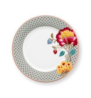 Plate Blooming tales fantasy blue 26.5cm