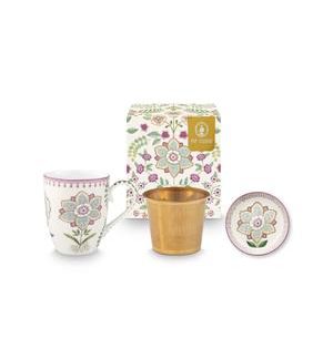 Lily & lotus tea for one