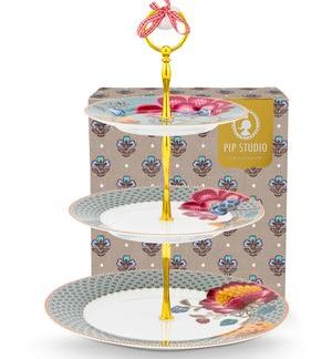 Cake stand 3 layer blooming tales fantasy