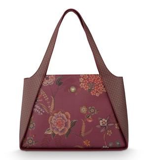 Filou shoulderbag large flower pink