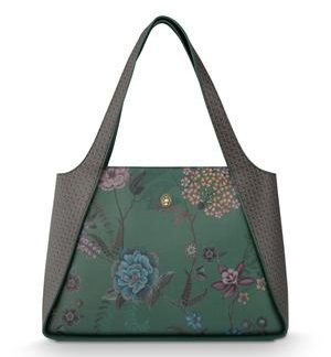 Filou Shoulderbag large flower green