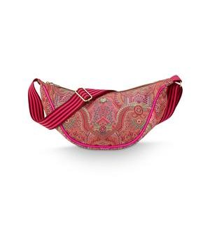Freya half moon crossbody jabali red