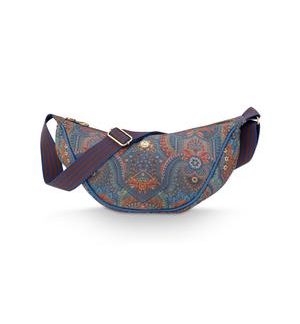 Freya half moon crossbody bag jabali blue