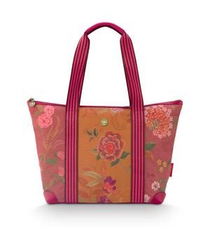 Tilda tote bag medium flower pink