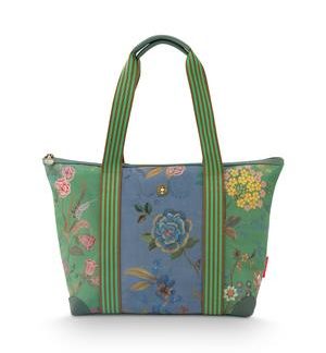 Tilda tote bag medium flower green