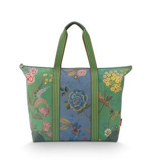 Tilda tote bag large flower green