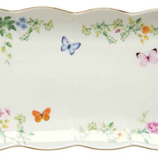 Dancing butterflies serving platter