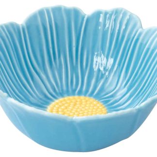 Daisy bowl light blue