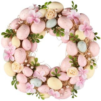 Wreath pastel colors
