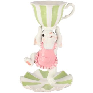 Bunny standing teacup