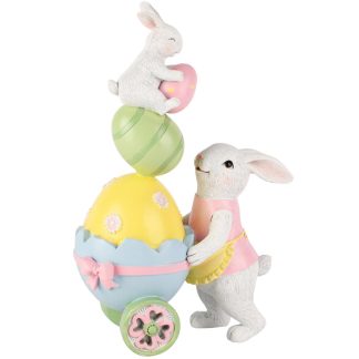 Bunny egg cart