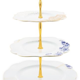 Royal white 3 tier cake tray