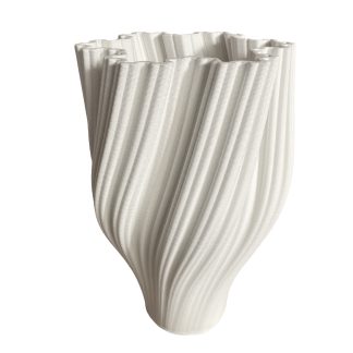 Vase white 32cm