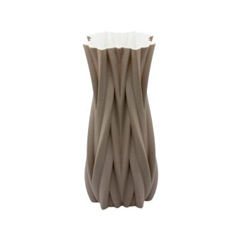 Vase dark taupe 42cm