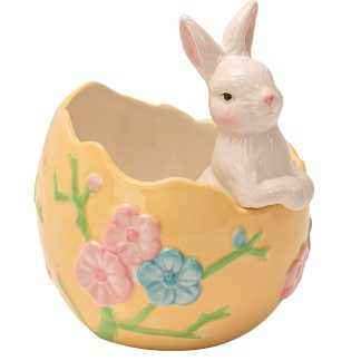 Bowl egg with bunny