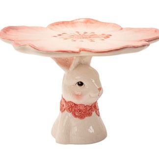 Bunny flower plate