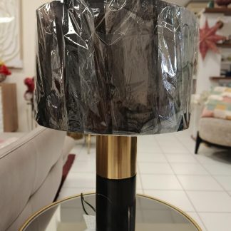 Lampshade black/gold large