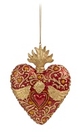 Heart red/gold