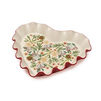 Chalet dish heart 33cm