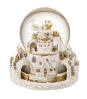 Snowglobe village/train